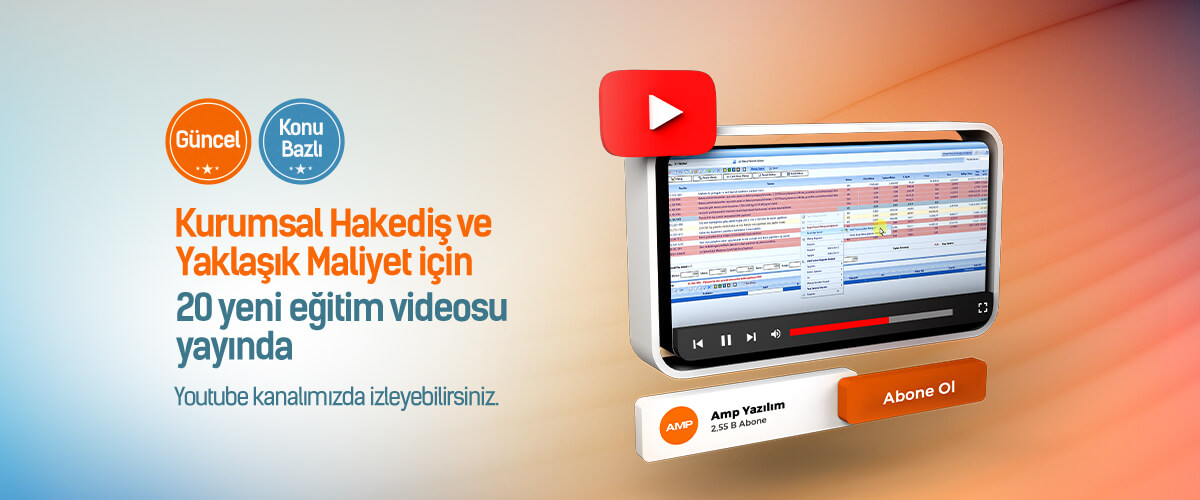 Kurumsal Hakediş ve Yaklaşık Maliyet Eğitim Videoları